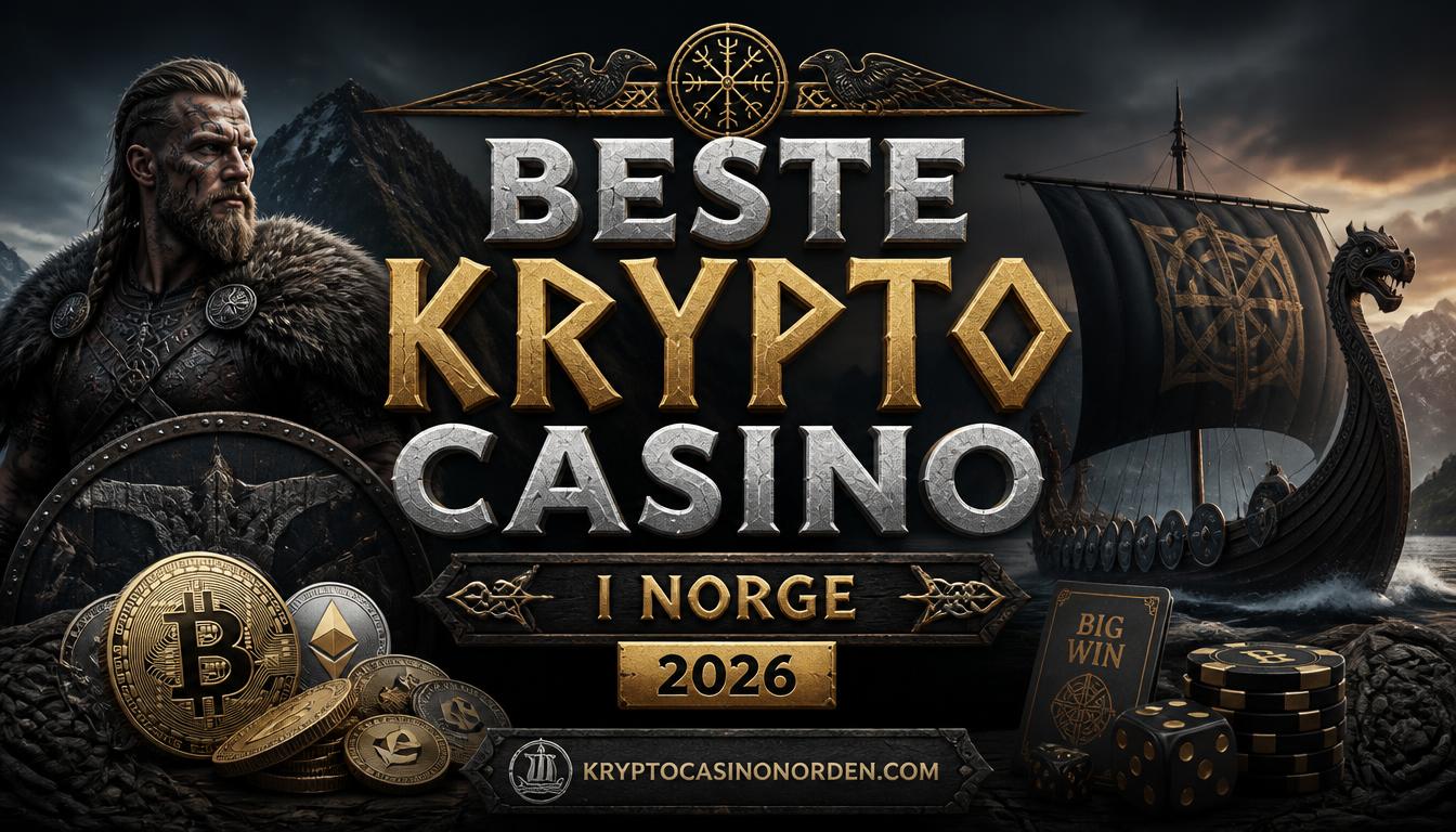 Beste krypto casino i Norge 2026: viking, bitcoin-mynter og et langskip